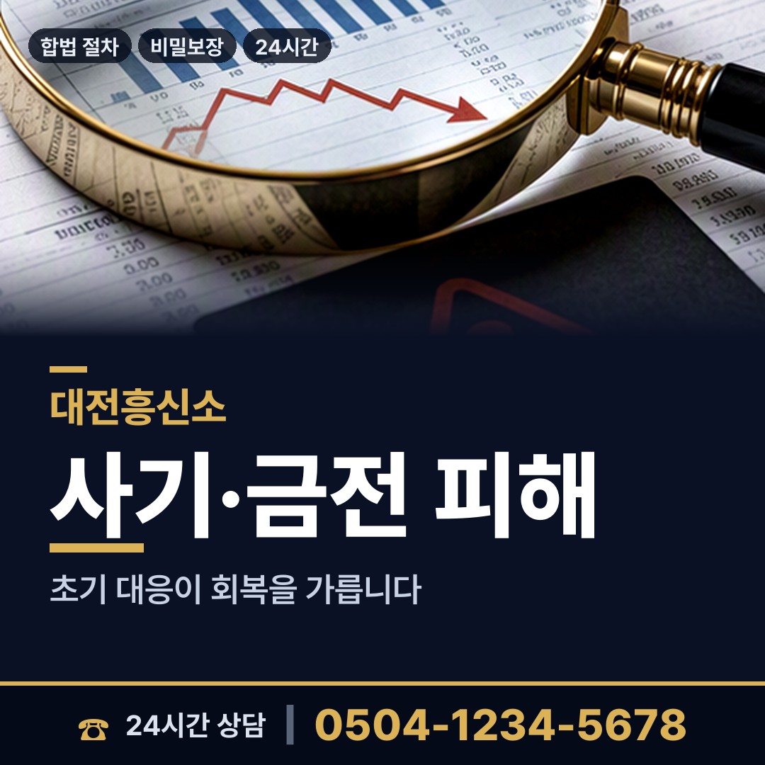 대전 효동 온라인사기조사 상담 안내